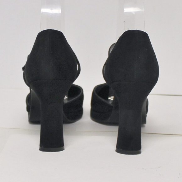 Way Sexy Suede Platform Ankle Strap Heels Shoes - Picture 8 of 11
